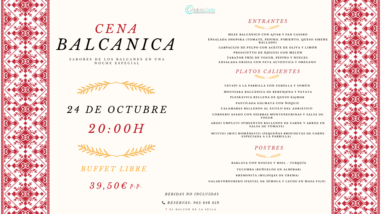 Cena Balcánica: Un Viaje Gastronómico por Europa del Este